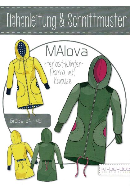 Schnittmuster Parka Mantel Malova von KiBaDoo