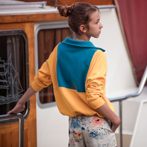 French Terry 3-Faden in Bananengelb - Überbreite (2,15cm) von See You At Six