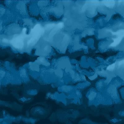 Baumwolle Batik blau - Serie Misty by Cedar West von Clothwork