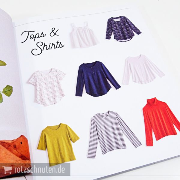 Der rosa p. Kleiderschrank – 23 Schnittmuster in Größe 36-46 mit 2 Schnittmusterbogen