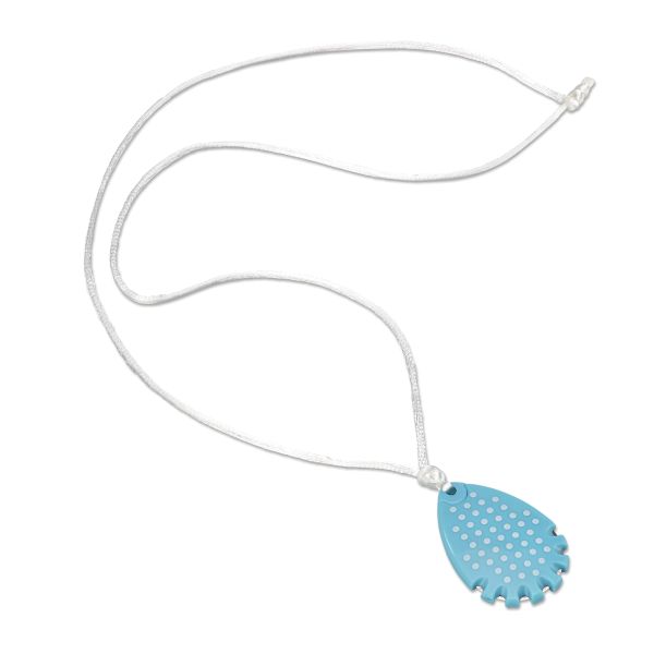 Prym LOVE Fadenabschneider mit Halsband - Fadenschere türkis gepunktet