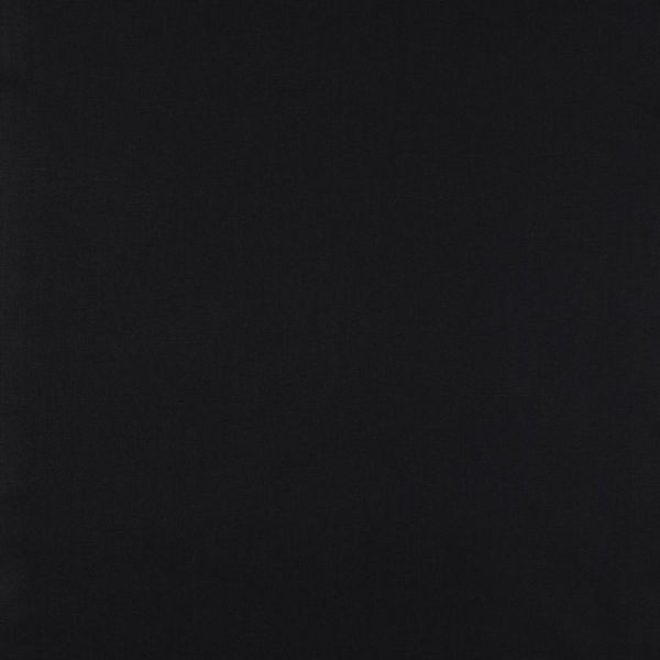 Baumwollstoff uni schwarz - Baumwolle Popeline – Cotton Poplin black