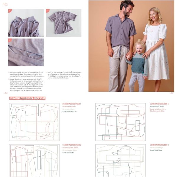 HEJ. Skandi Familiy – Lieblingskleidung für die ganze Familie nähen in Gr. XS-XXL + 86-140
