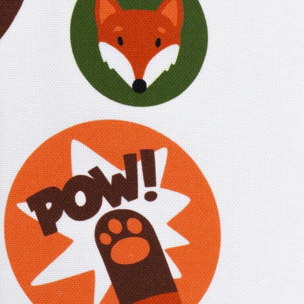 DIY Nähset Turnbeutel Fuchs von Käselotti - Tierbeutel Panel 75x150cm