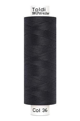 großes Rolle Nähgarn dunkelgrau Fb. 36 - 500m Gütermann Allesnäher - Toldi Nähseide