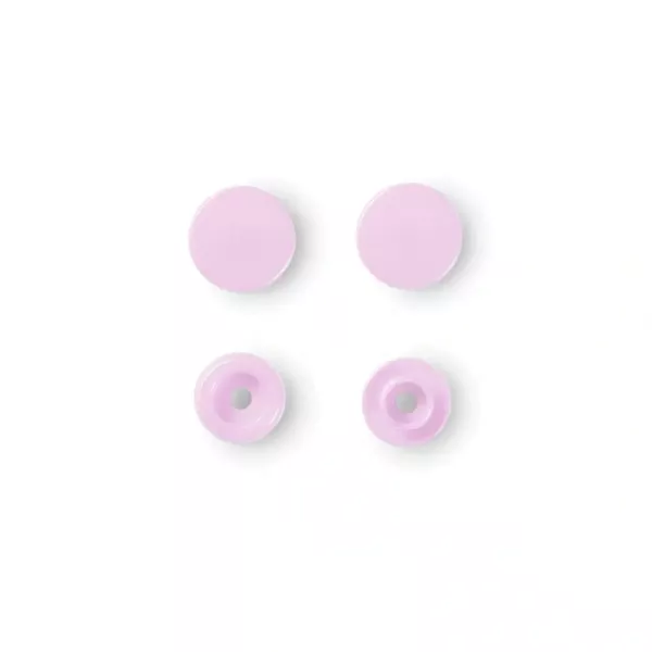 30 Prym Color Snaps – Rosa Druckknöpfe (Ø 12,4 mm) für Kleidung & Accessoires