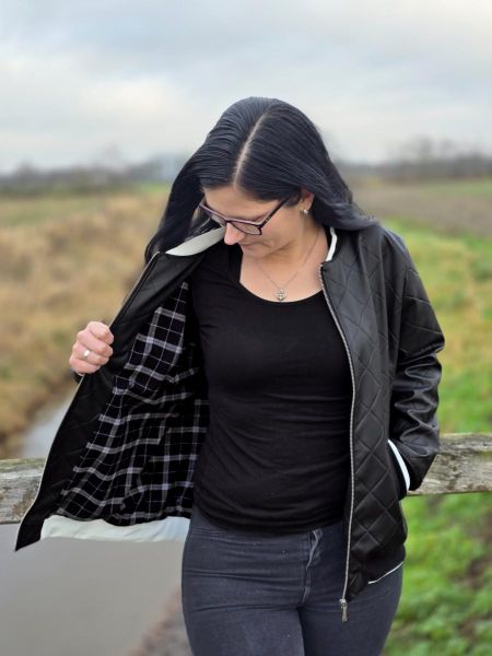 Flanellstoff Maverick kariert schwarz weiß – aus reiner Baumwolle von Swafing