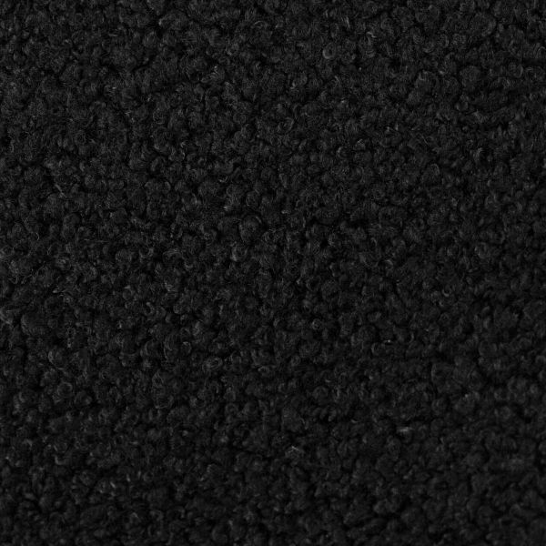 Teddy Bouclé Lämmchen Schaf Fellimintat schwarz - Deko Boucle Kodiak von Swafing