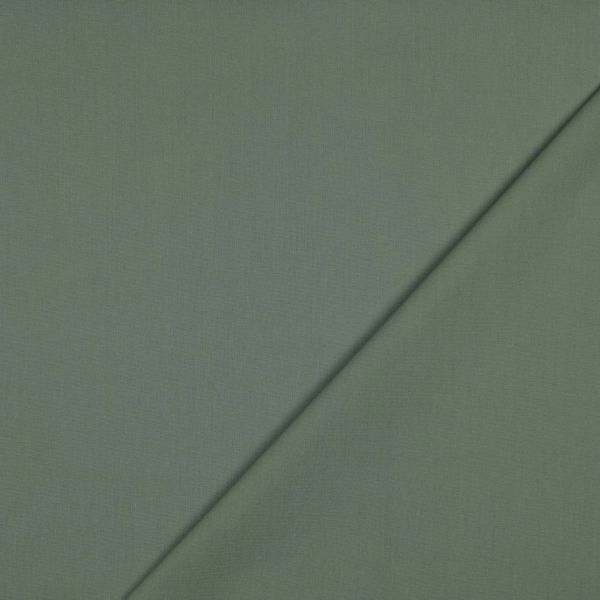 Baumwollstoff uni dunkel salbei - Baumwolle Popeline – Cotton Poplin dusty green
