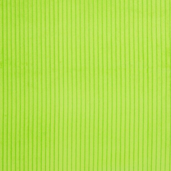 Breitcord Wanja Granny Smith knallgrün – leuchtender Cord Samt für Möbel & Taschen