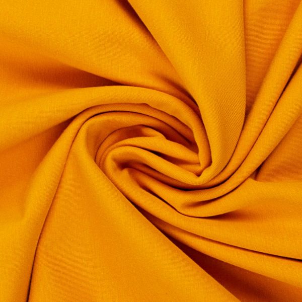 Single Jersey goldgelb - Baumwolljersey VANESSA von Swafing