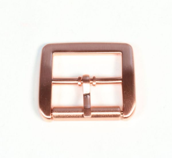 Gürtelschnalle 2,5cm rosegold | Metall Schnalle für 25mm Gurtband