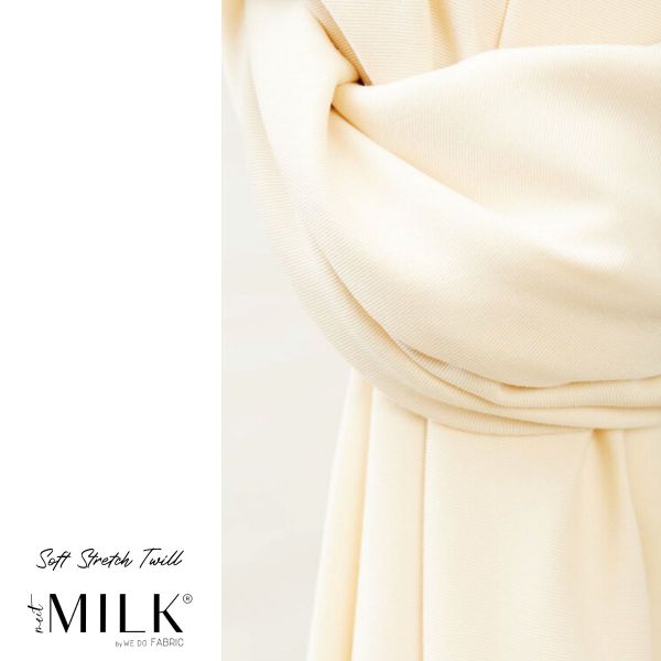 Tencel Soft Stretch Twill creme – meetMILK Lyocell shell