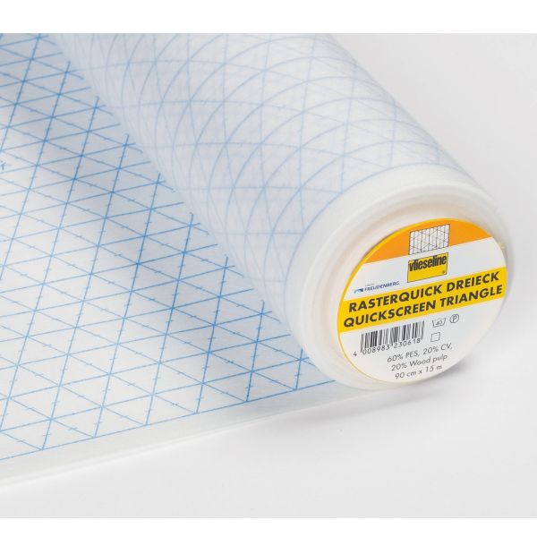 Vliesline Rasterquick Dreieck - Patchworkeinlage für exaktes Arbeiten
