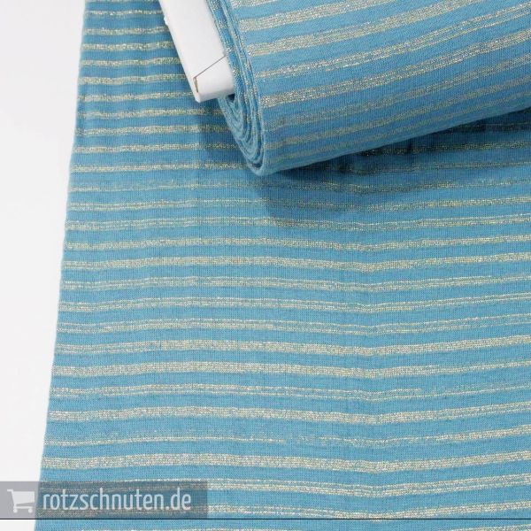 Bündchen mint gold - CUFF ME GLAM Vintage von Hamburger Liebe