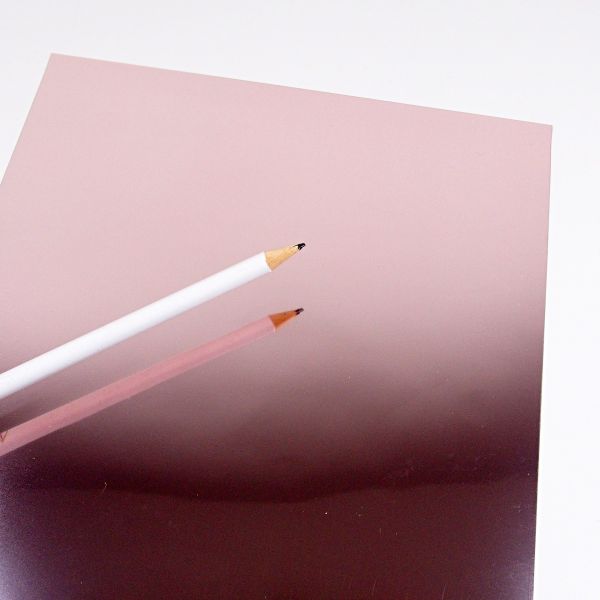 Flexfolie für Textildruck Duo Metallic rosa A4 – glänzend oder matte Metallic Plotterfolie von Plottermarie