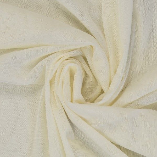 Softtüll in creme ecru - weicher feiner Tüll für Ballerina Petticoat Schultüte Brautmode & Deko