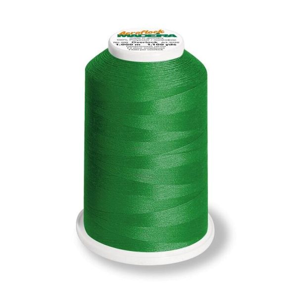 Aeroflock 100 grün - 1000m Bauschgarn von Madeira - Overlock Garn