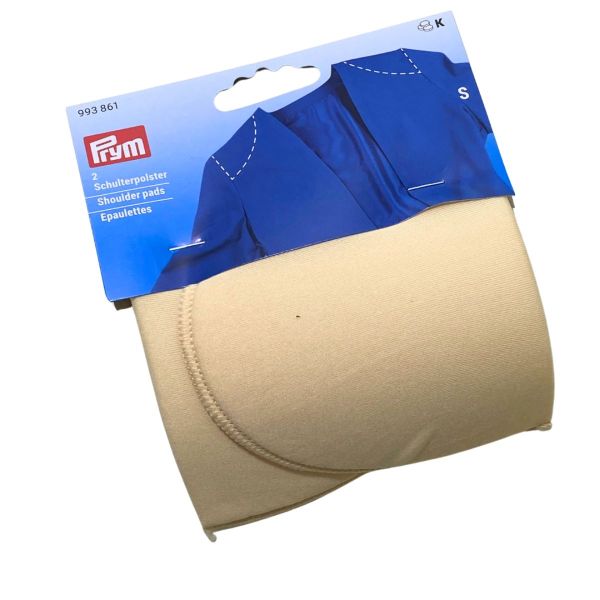 Schulterpolster S - halbmondförmig haut nude beige - 2 Stück