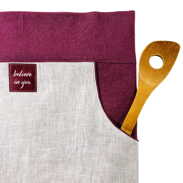 DIY Nähset für unsere Nostalgie Schürze aus Leinen • viel Platz für deine Utensilien