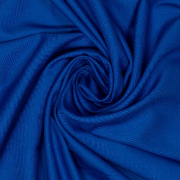 Bamboo Classic royalblau - mittelschwere Webware mit Stretchanteil für Hosen Kleider Blazer