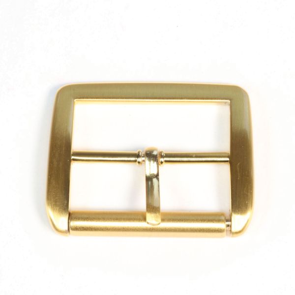 Gürtelschnalle 4cm gold | Metall Schnalle für 40mm Gurtband