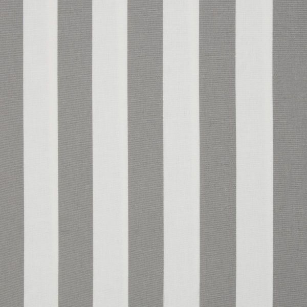 Outdoorstoff Streifen grau creme mit Teflonausrüstung - wasserabweisender Canvas Rügen