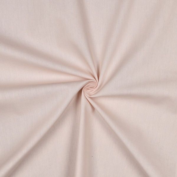 Baumwollstoff uni puder rose - Baumwolle Popeline – Cotton Poplin powder