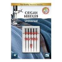 ORGAN Nähmaschinen Nadeln – Universal 80/12 – für alle Stoffe ORGAN Nähmaschinen Nadeln – Universal 80/12 – für alle Stoffe