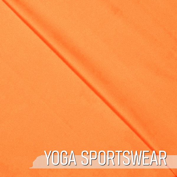 YOGA STRETCH uni neon orange - Funktionsjersey für Sportbekleidung