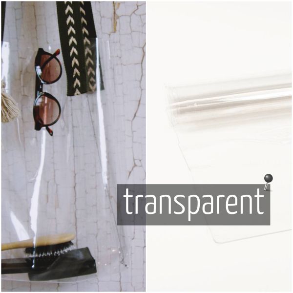 Dicke Folie für Taschen & Hüllen transparent glasklar - Fensterfolie Window von Swafing