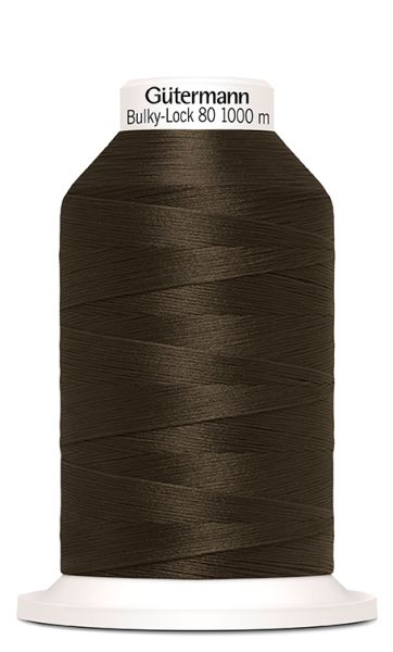 Bulky-Lock 80 braun Fb. 696 - 1000m Bauschgarn von Gütermann - Overlock Garn