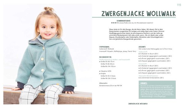 HEJ. Minimode – Kleidung nähen für Babys und Kleinkinder in Gr. 50-104 von Jules Naht