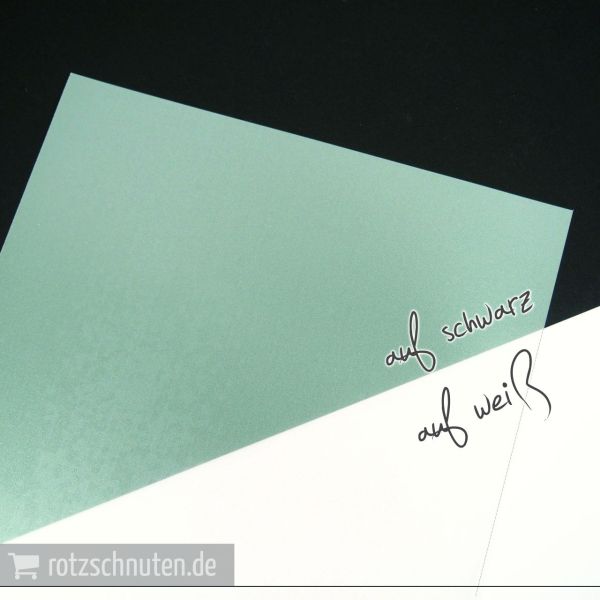 Chameleon Effekt Textilfolie grün A4 – changierende Flexfolie für Textildruck Plotterfolie Plottermarie