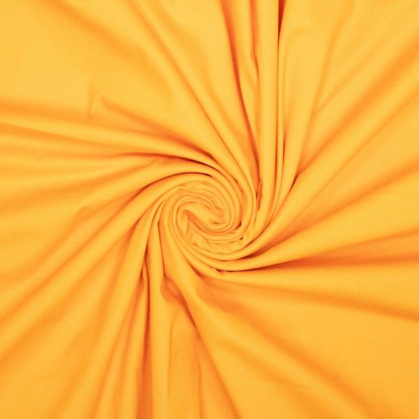 Baumwolle Webware leicht elastisch mit Peach Finish gelb für Jeans Hosen Röcke