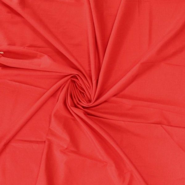Fließender Viskose-Leinen Stoff in tomaten rot – perfekt für leichte Sommermode