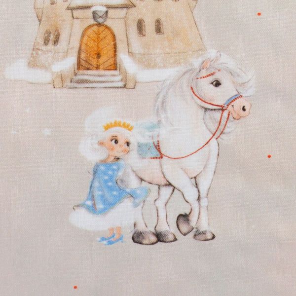 Baumwolle Märchen Aschenputtel Cinderella creme - Serie Fairy Tale von Swafing