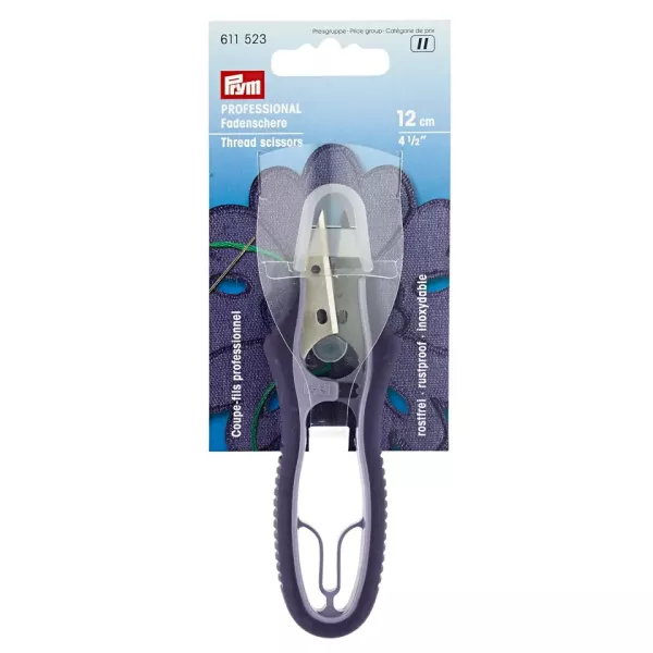 Prym Fadenschere PROFESSIONAL – Präziser Fadenschneider mit Softgriff