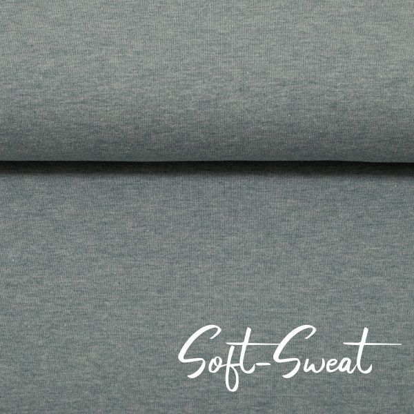 Soft Sweat uni mint meliert - HEIKE Melange von Swafing