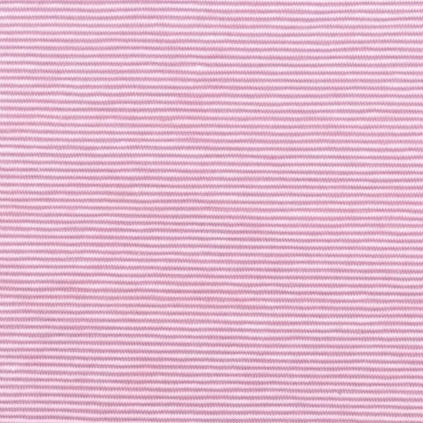 Jersey Bella mit feinen Streifen altrosa weiß – Baumwolljersey von Swafing