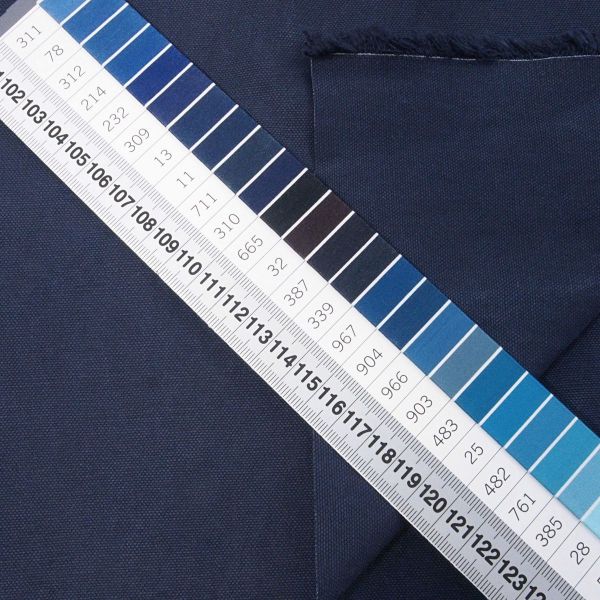 Heavy Washed Canvas marine blau - Mind the Maker 17 OZ navy kräftige Baumwolle für Taschen