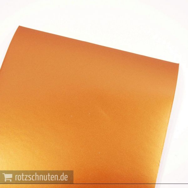 Vinylfolie kupfer metallic A4 - Plotterfolie von Plottermarie für innen und außen 75µ Folie
