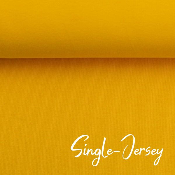 Jersey uni gelb - Baumwolljersey VANESSA von Swafing
