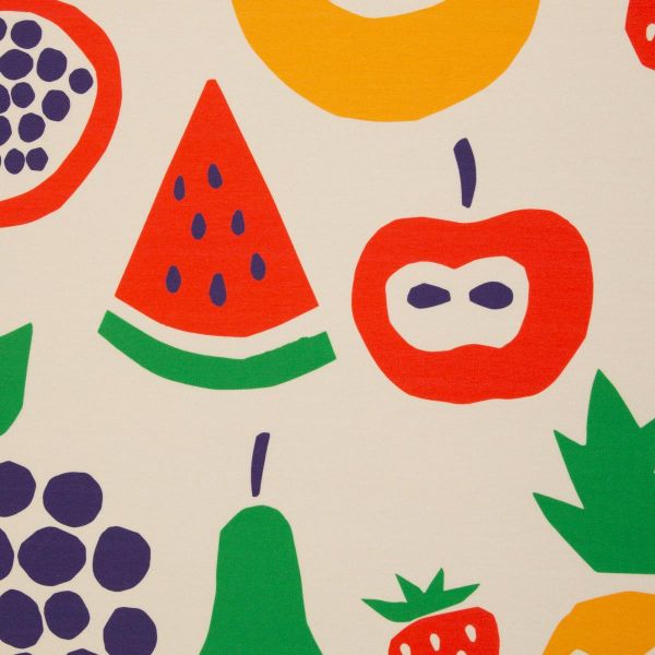 Jersey mit Früchten Apfel Melone Birne Ananas - Juicy by Käselotti