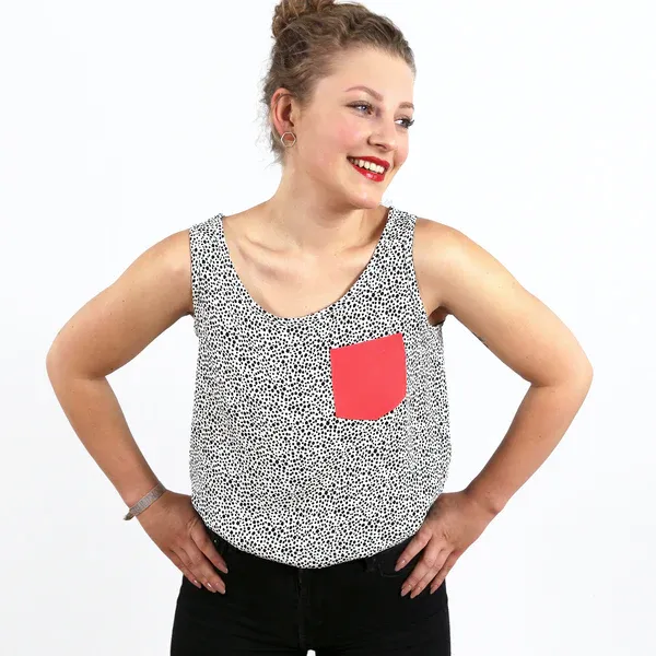 Schnittmuster FRAU KOKO • Sommertop von Studio Schnittreif • Gr. XS-L