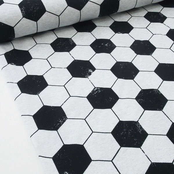 Jersey Fußball Hexagon hellgrau schwarz - FVJ 1690 Soccer