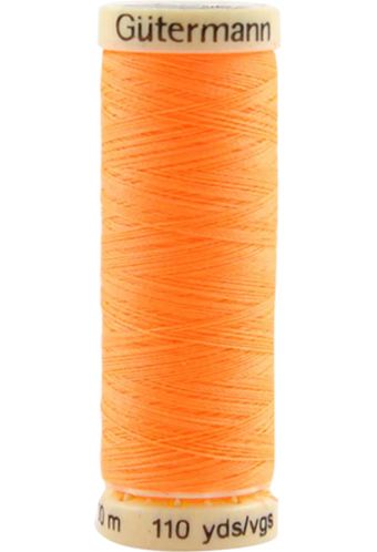 Nähgarn neon orange Fb. 3871 - 100m Allesnäher Garn von Gütermann - Nähseide