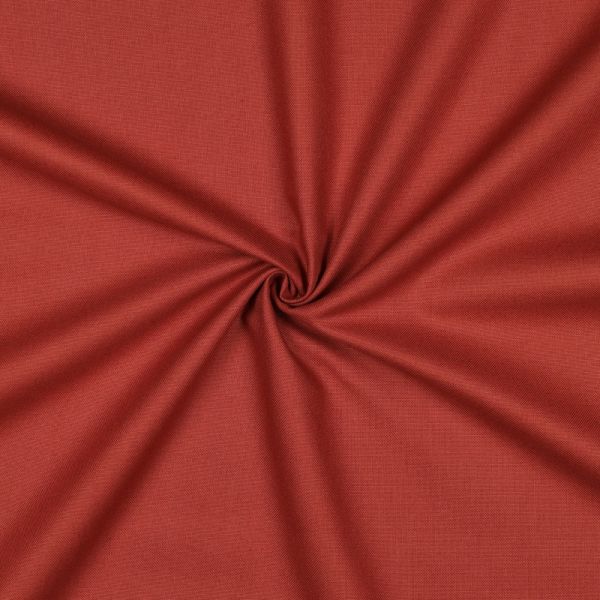 Baumwolle Canvas terracotta – robuster Dekostoff für Kleidung und Accessoires