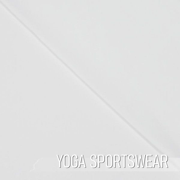 YOGA STRETCH uni weiß - Funktionsjersey für Sportbekleidung