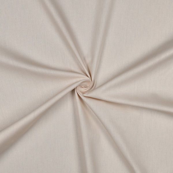 Baumwollstoff uni sand - Baumwolle Popeline – Cotton Poplin beige